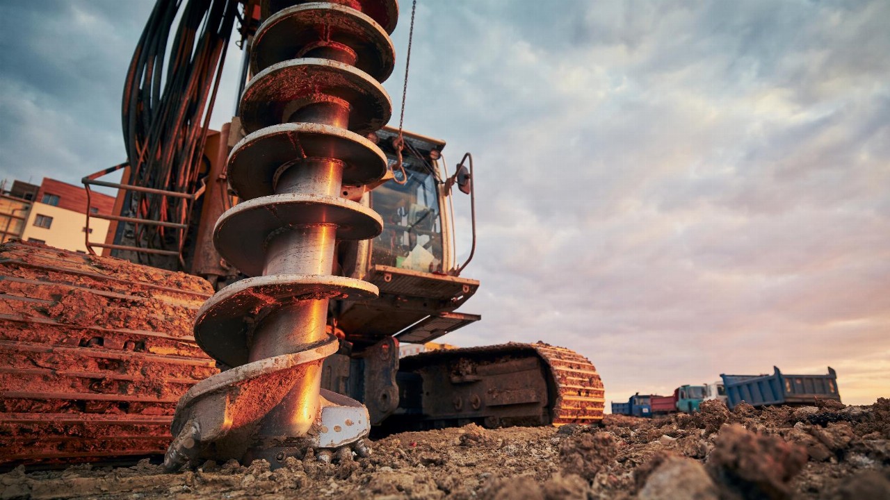 Étude géotechnique sur chantier