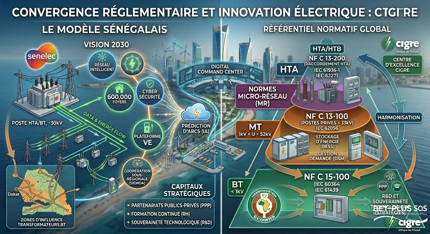 Installation électrique conforme aux normes - Poste de livraison HTA/BT